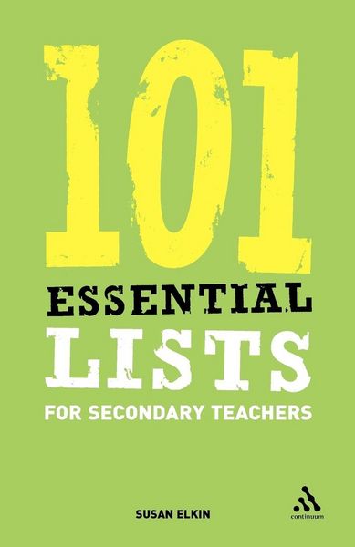 Produktbild: 101 Essential Lists for Secondary Teachers