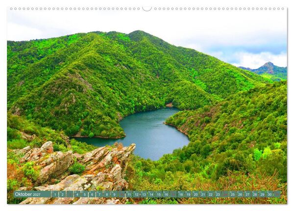 Produktbild: Korsika - Wandern zu den Naturwundern (hochwertiger Premium Wandkalender 2027 DIN A2 quer), Kunstdruck in Hochglanz