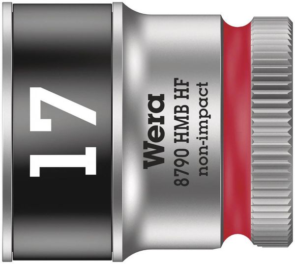 Produktbild: Wera 8790 HMB HF 05003751001 Au&szlig;en-Sechskant Steckschl&uuml;sseleinsatz 17 mm 3/8\" (10 mm)