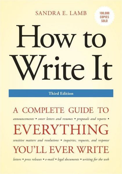 Produktbild: How to Write It, Third Edition