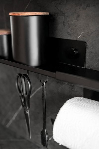 Produktbild: K&uuml;chenregal Mod. Jet M, aus pulverbeschichtetem Metall