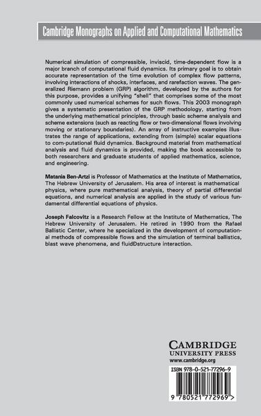 Produktbild: Generalized Riemann Problems in Computational Fluid Dynamics
