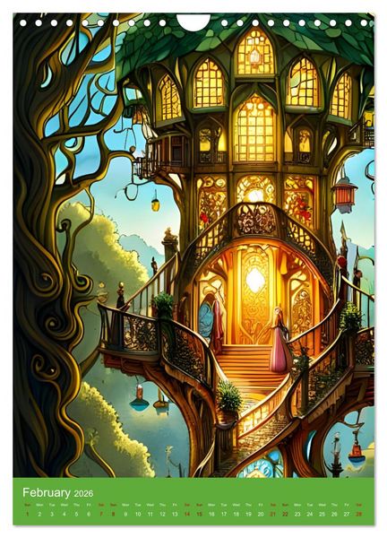 Produktbild: Tiny Fairy Havens (Wall Calendar 2026 DIN A4 portrait), CALVENDO 12 Month Wall Calendar