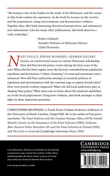 Produktbild: Nazi Policy, Jewish Workers, German Killers