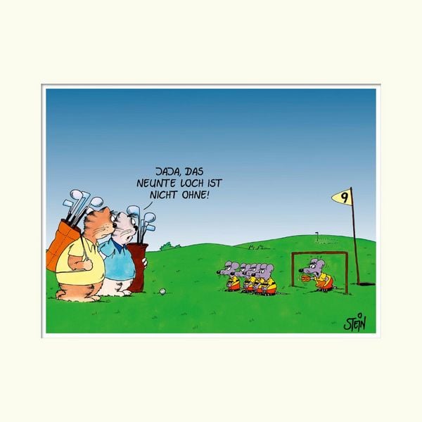 Produktbild: Uli Stein: Freizeit & Beruf: Auf dem Golfplatz!