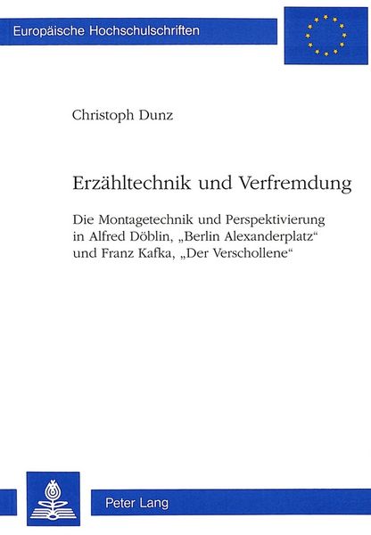 Produktbild: Erz&auml;hltechnik und Verfremdung