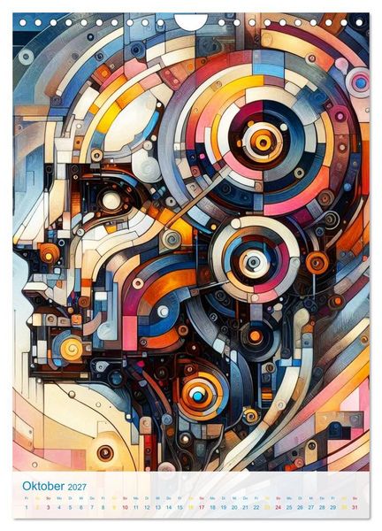 Produktbild: Syn&auml;sthetische Kunst - Musik in Farben und Formen (Wandkalender 2027 DIN A4 hoch), CALVENDO Monatskalender