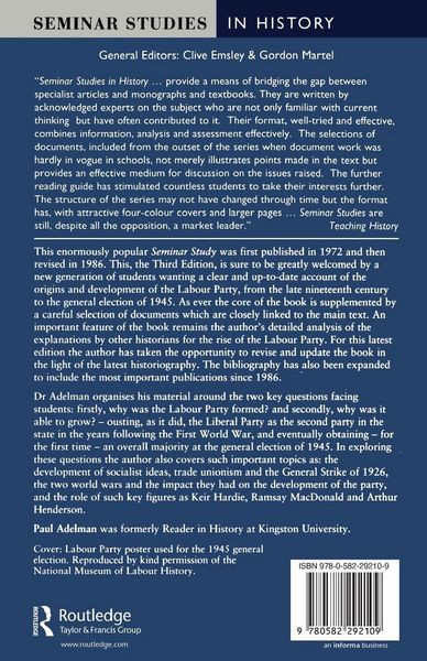 Produktbild: The Rise of the Labour Party 1880-1945