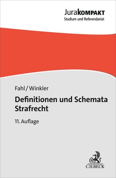 Produktbild: Definitionen und Schemata Strafrecht