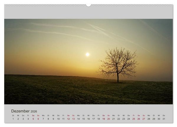 Produktbild: Wetter - Licht - Landschaften (Wandkalender 2026 DIN A2 quer), CALVENDO Monatskalender