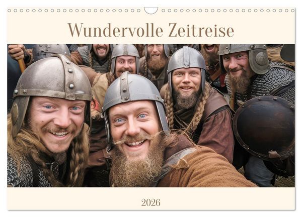 Produktbild: Wundervolle Zeitreise (Wandkalender 2026 DIN A3 quer), CALVENDO Monatskalender