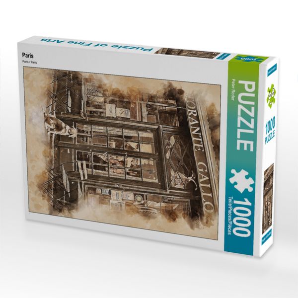 Produktbild: CALVENDO Puzzle Paris 1000 Teile Lege-Gr&ouml;&szlig;e 480 x 640 cm Foto-Puzzle Bild von Peter Roder