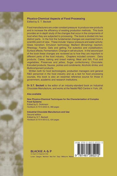 Produktbild: Physico-Chemical Aspects of Food Processing