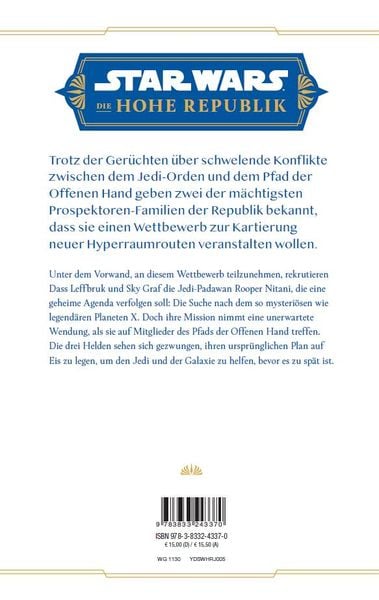 Produktbild: Star Wars Jugendroman: Die Hohe Republik - Auf der Suche nach Planet X