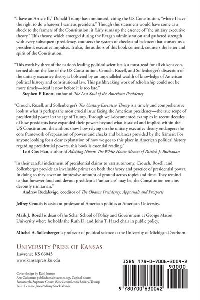 Produktbild: Unitary Executive Theory