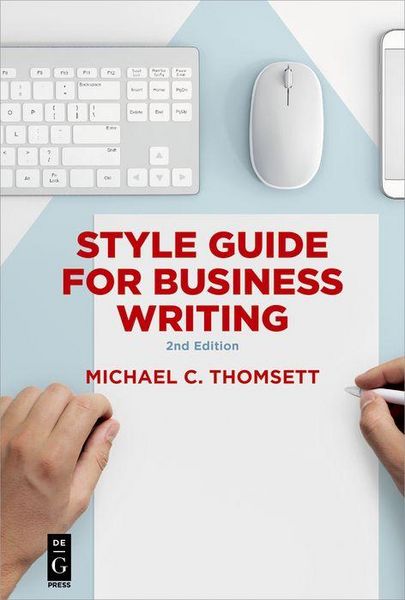 Produktbild: Style Guide for Business Writing