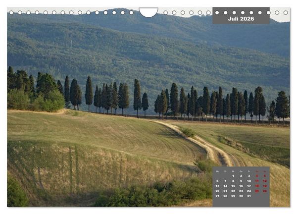 Produktbild: Toskana - eine der sch&ouml;nsten Regionen Italiens (Wandkalender 2026 DIN A4 quer), CALVENDO Monatskalender