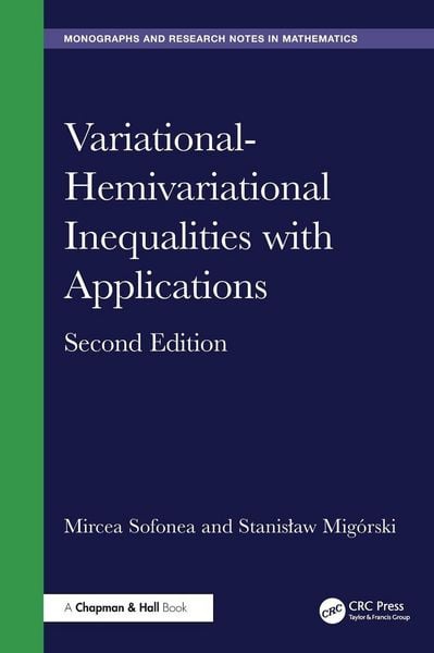 Produktbild: Variational-Hemivariational Inequalities with Applications