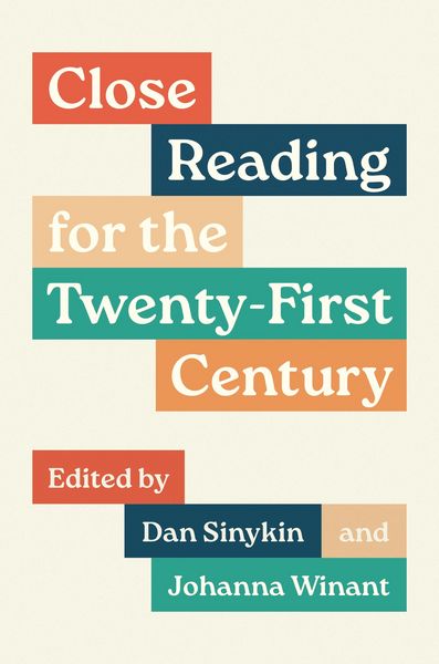 Produktbild: Close Reading for the Twenty-First Century