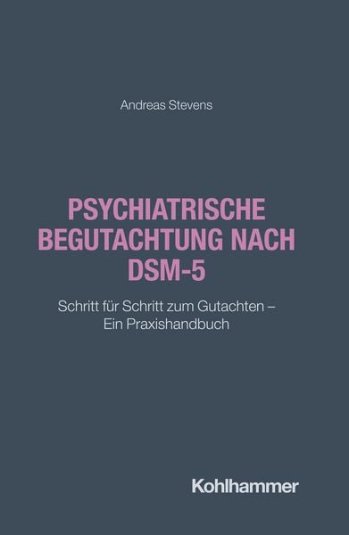 Produktbild: Psychiatrische Begutachtung nach DSM-5