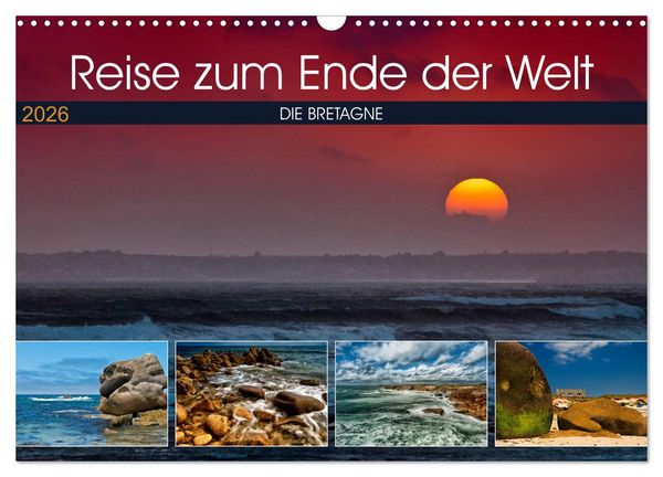Produktbild: Die Bretagne - Eine Reise zum Ende der Welt (Wandkalender 2026 DIN A3 quer), CALVENDO Monatskalender