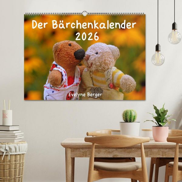 Produktbild: Der B&auml;rchenkalender 2026 (Wandkalender 2026 DIN A2 quer), CALVENDO Monatskalender