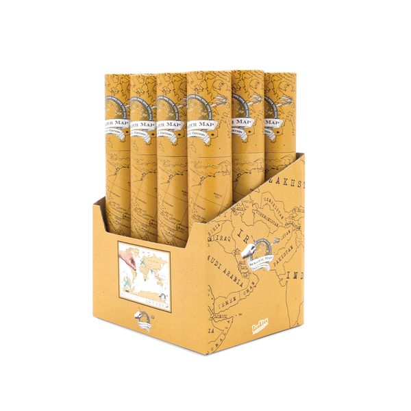 Scratch Map - Travel Edition