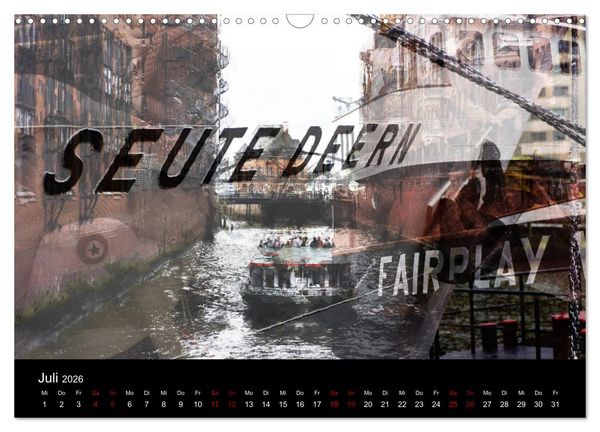 Produktbild: Hamburg-Art (Wandkalender 2026 DIN A3 quer), CALVENDO Monatskalender