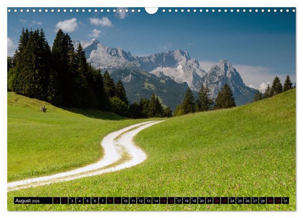 Produktbild: Werdenfelser Land (Wandkalender 2026 DIN A3 quer), CALVENDO Monatskalender