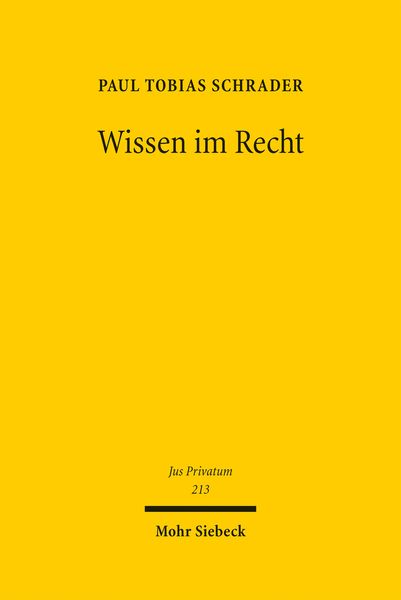 Produktbild: Wissen im Recht
