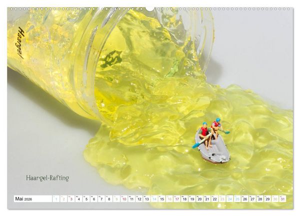 Produktbild: Erdbeerj&auml;ger ... und andere Mini-Welten (hochwertiger Premium Wandkalender 2026 DIN A2 quer), Kunstdruck in Hochglanz