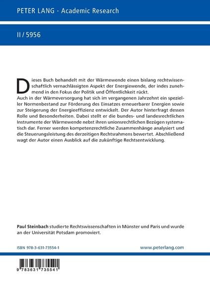 Produktbild: Das Ordnungsrecht der W&auml;rmewende