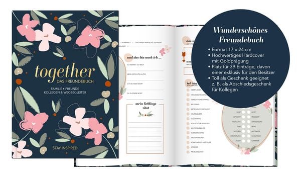 Produktbild: together - Freundebuch f&uuml;r Erwachsene