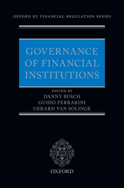 Produktbild: Governance of Financial Institutions