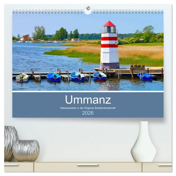 Produktbild: Ummanz - Naturparadies in der R&uuml;gener Boddenlandschaft (hochwertiger Premium Wandkalender 2026 DIN A2 quer), Kunstdruck in Hochglanz