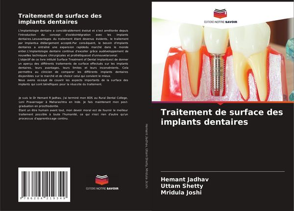 Produktbild: Traitement de surface des implants dentaires