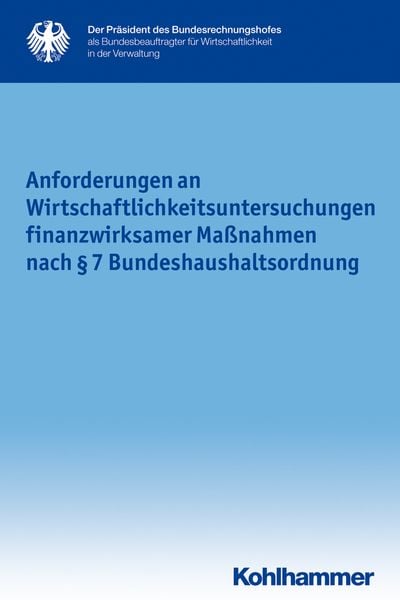 'Anforderungen An Wirtschaftlichkeitsuntersuchungen Finanzwirksamer ...