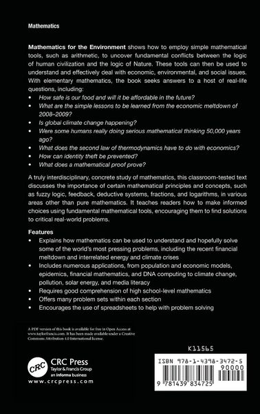 Produktbild: Mathematics for the Environment