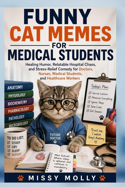 Produktbild: FUNNY CAT MEMES FOR MEDICAL STUDENTS