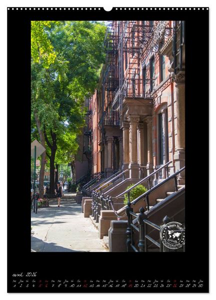 Produktbild: New York &ndash; Portraits incontournables (Calendrier mural 2026 DIN A2 horizontal) calendrier de bureau