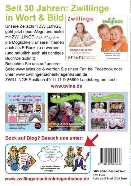 Produktbild: Zwillinge das Magazin Januar/Februar 2018
