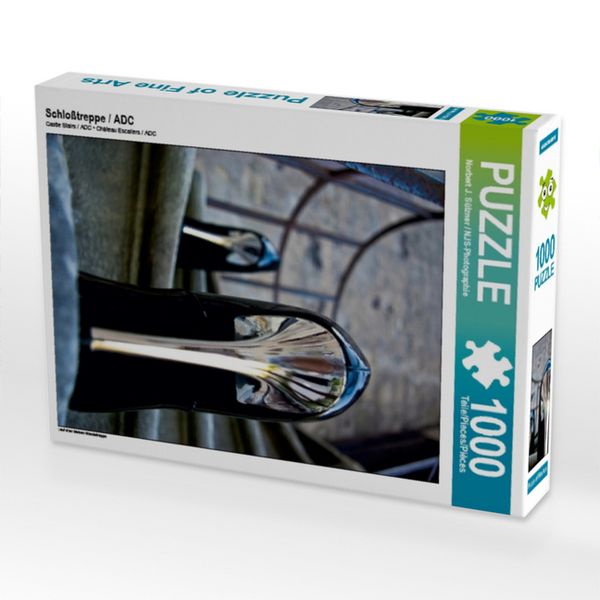CALVENDO Puzzle Schloßtreppe / ADC | 1000 Teile Lege-Größe 64x48cm Foto-Puzzle für glückliche Stunden