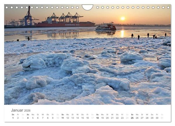 Produktbild: Faszination Schifffahrt - Meere und Hafenst&auml;dte (Wandkalender 2026 DIN A4 quer), CALVENDO Monatskalender