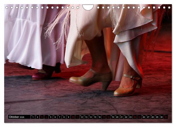 Produktbild: Flamenco. Spanischer Tanz (Wandkalender 2026 DIN A4 quer), CALVENDO Monatskalender