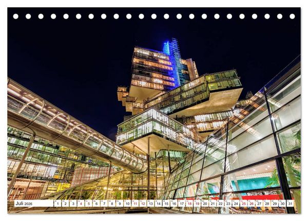 Produktbild: Impressionen moderner Baukunst (Tischkalender 2026 DIN A5 quer), CALVENDO Monatskalender