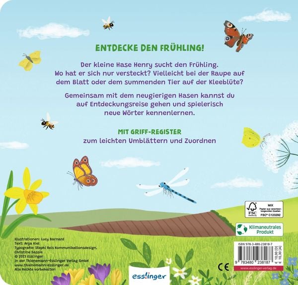 Produktbild: Mein erstes Jahreszeitenbuch: Henry, der kleine Hase