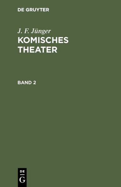 Produktbild: Komisches Theater. Band 2