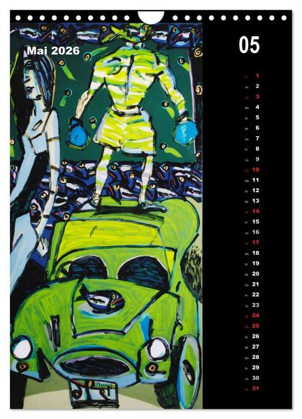 Produktbild: Wolf-Dieter Pfennig Kalender (Wandkalender 2026 DIN A4 hoch), CALVENDO Monatskalender