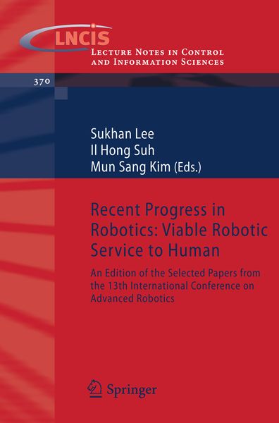 Produktbild: Recent Progress in Robotics: Viable Robotic Service to Human