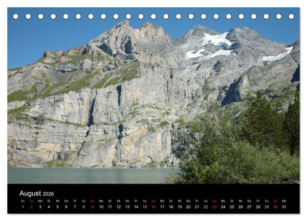 Produktbild: Die Welt der Berge (Tischkalender 2026 DIN A5 quer), CALVENDO Monatskalender